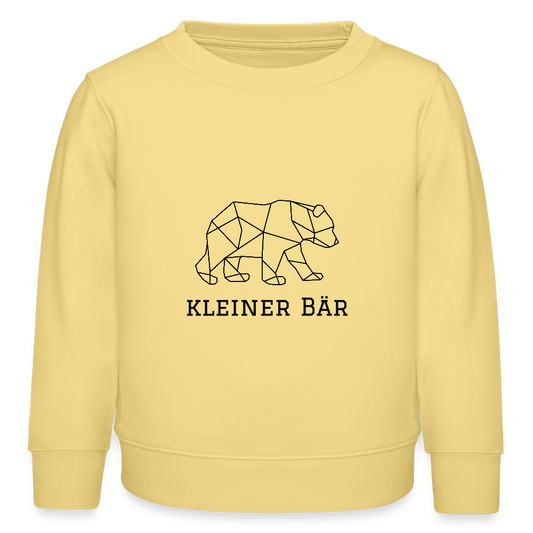 Kleiner Bär - Kinder Bio Sweatshirt - Gelb Viva