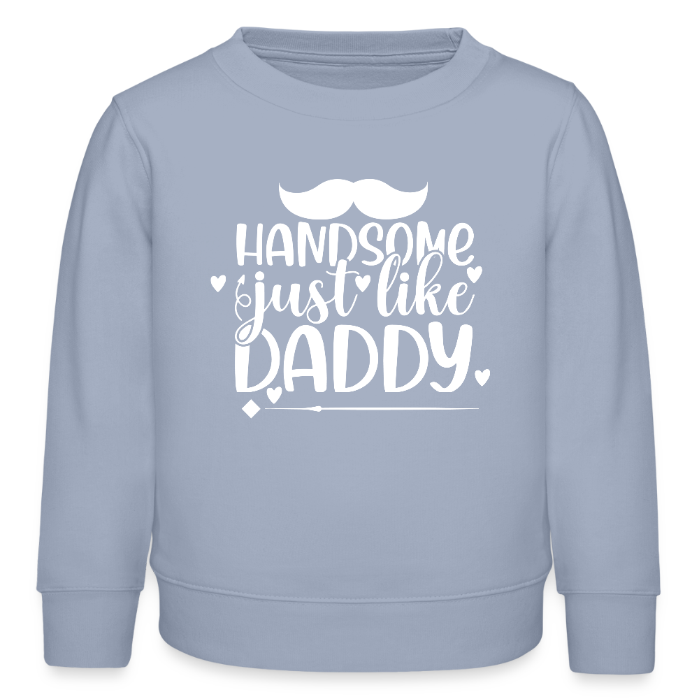 handsome just like Daddy - Bio Kinder Sweatshirt - Lavendel-Violett