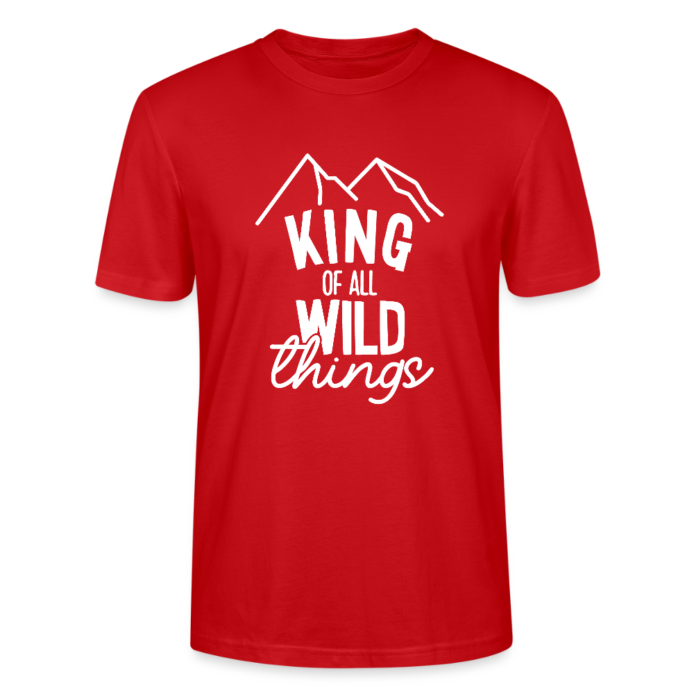 King of all wild things - Bio Unisex T-Shirt - Rot