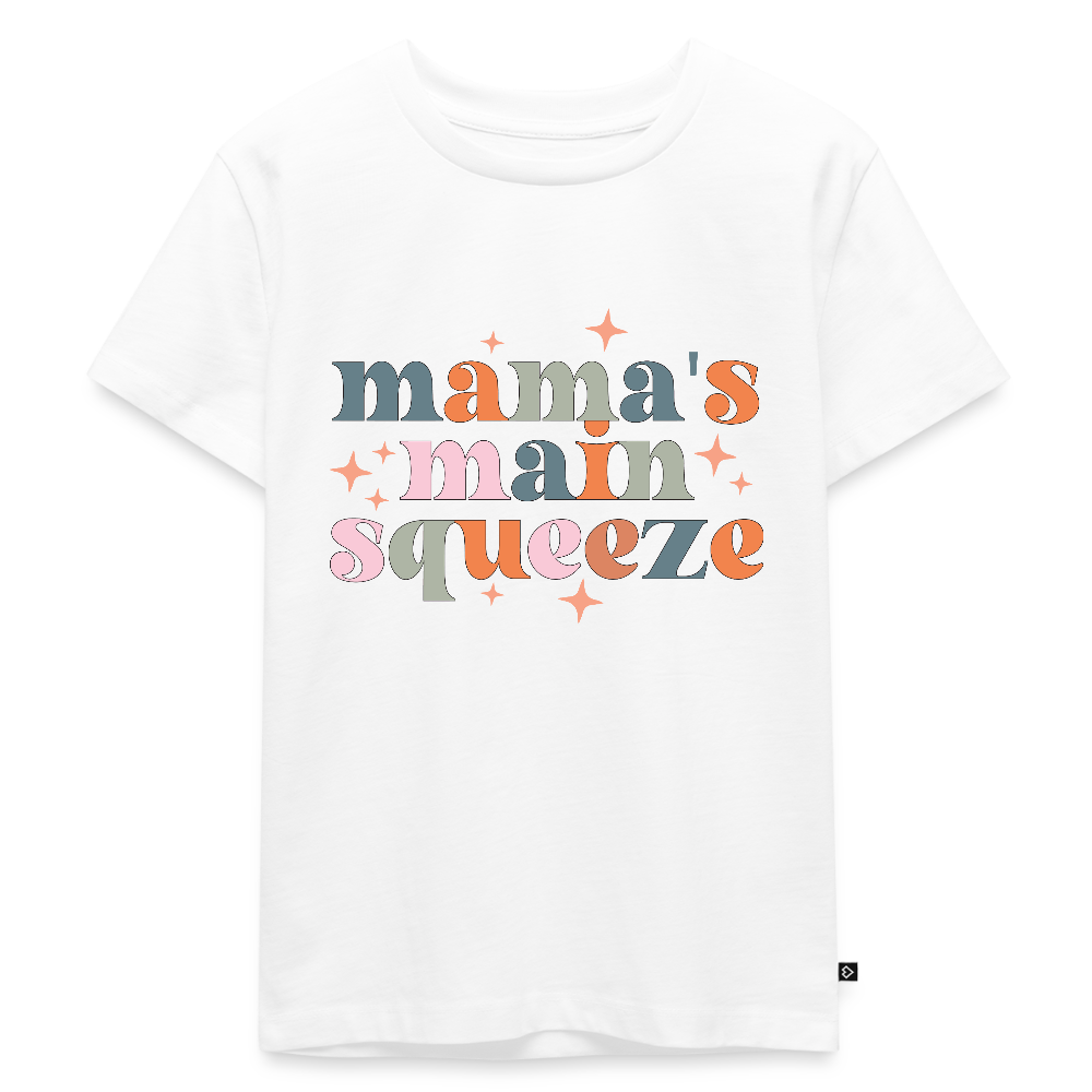 Mama's main squeeze - Bio Kinder T-Shirt - Weiß