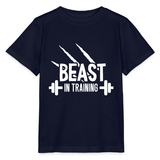 Beast in Training - Bio Kinder T-Shirt - Navy