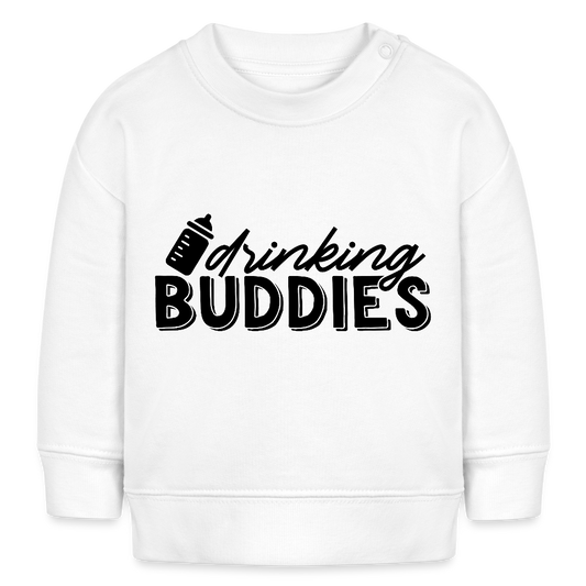 drinking Buddies - Bio Baby Sweatshirt - Weiß