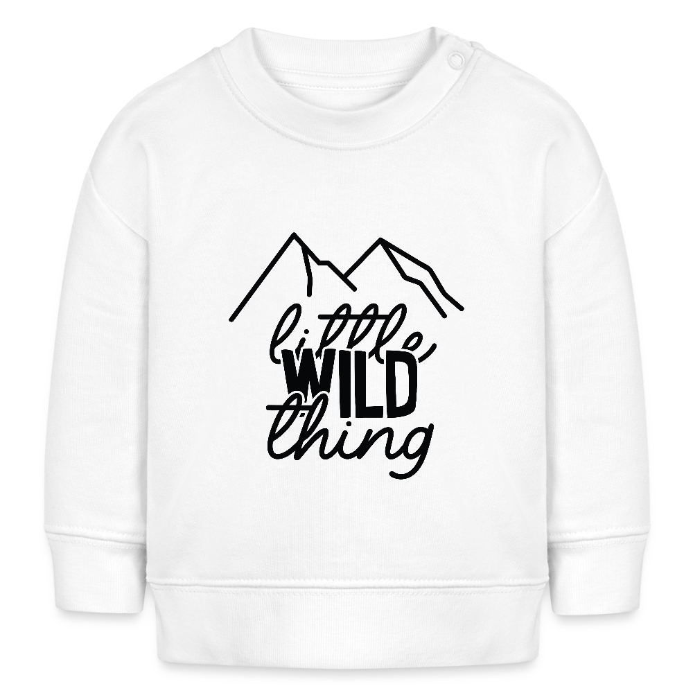little wild thing -  Bio Baby Sweatshirt - Weiß