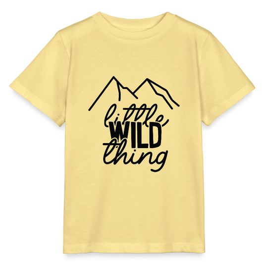 little wild thing - Bio Kinder T-Shirt - Gelb Viva