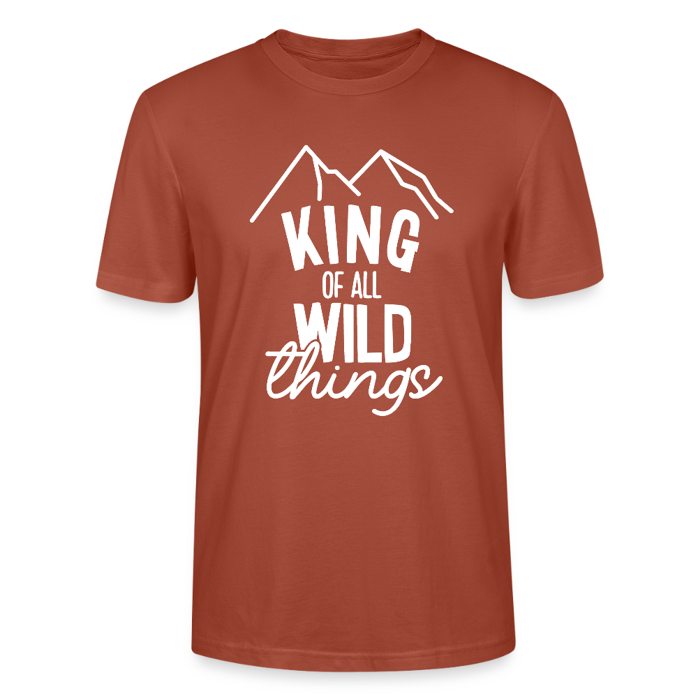 King of all wild things - Bio Unisex T-Shirt - Terrakotta