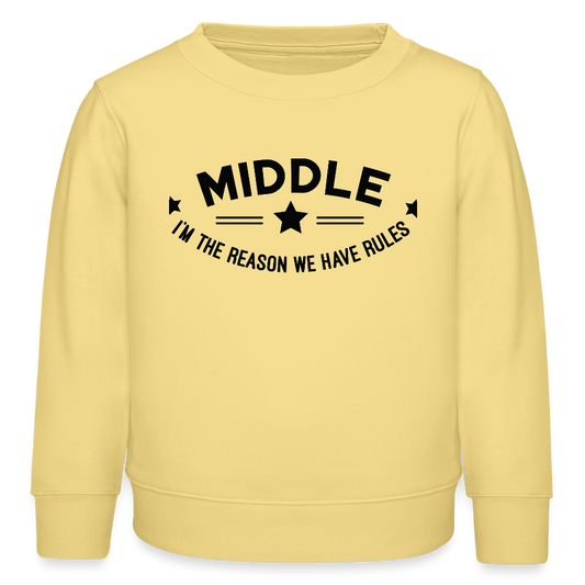 Middle - Bio Kinder Sweatshirt - Gelb Viva