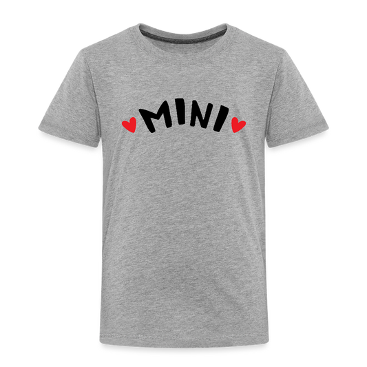Mini - Kinder T-Shirt - Grau meliert