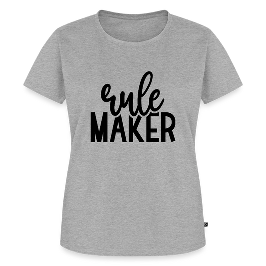 Rule Maker - Frauen Premium T-Shirt - Grau meliert