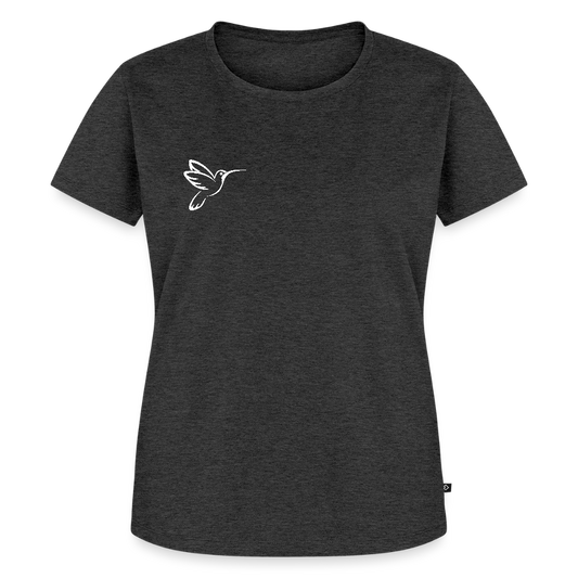 Kolibri - Bio Frauen T-Shirt - Anthrazit meliert