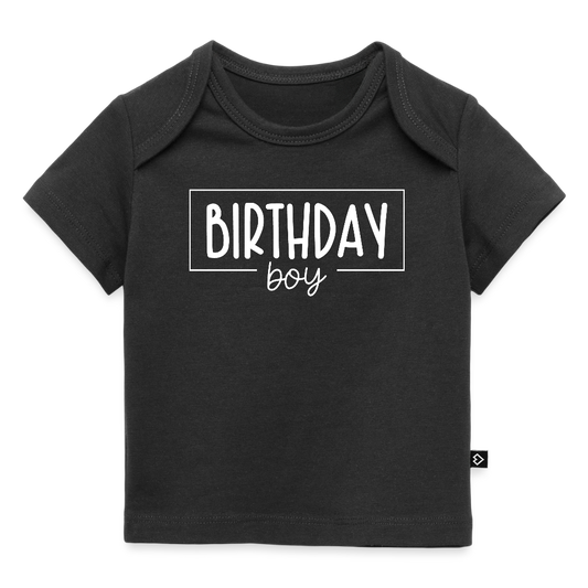 Birthday boy - Baby Bio-T-Shirt - Schwarz