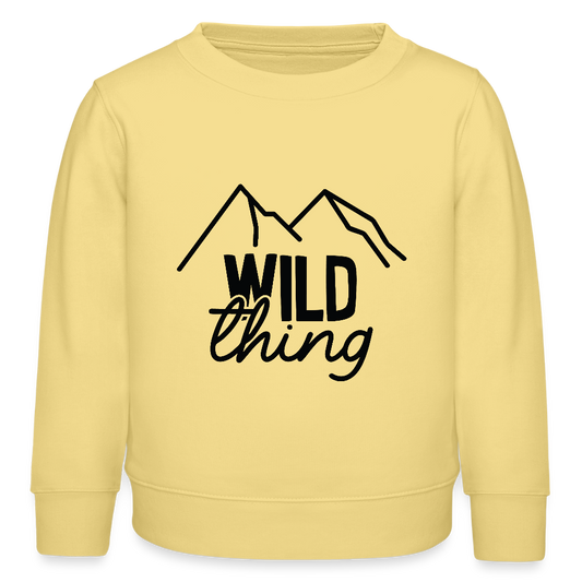 wild thing -  Bio Kinder Sweatshirt - Gelb Viva