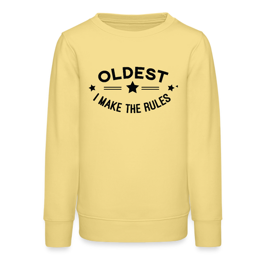Oldest - Bio Teenager Sweatshirt - Gelb Viva