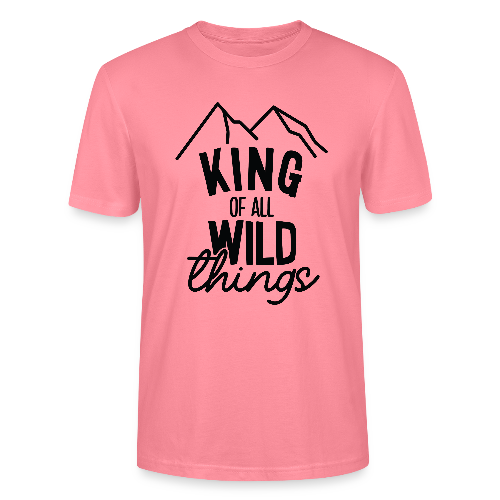 King of all wild things - Bio Unisex T-Shirt - Pink