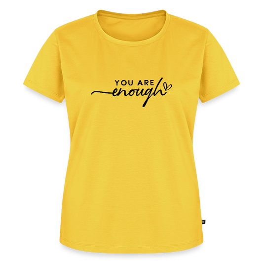 You are enough - Bio Frauen T-Shirt - Gelb