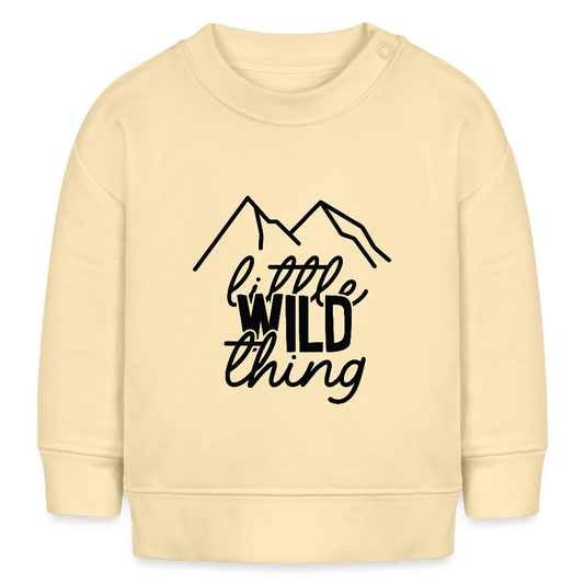 little wild thing -  Bio Baby Sweatshirt - Creme
