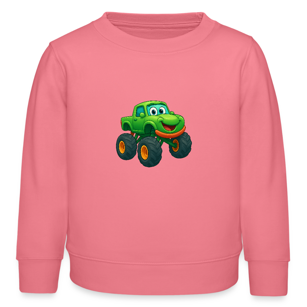 Monstertruck Kinder Bio Sweatshirt - Pink