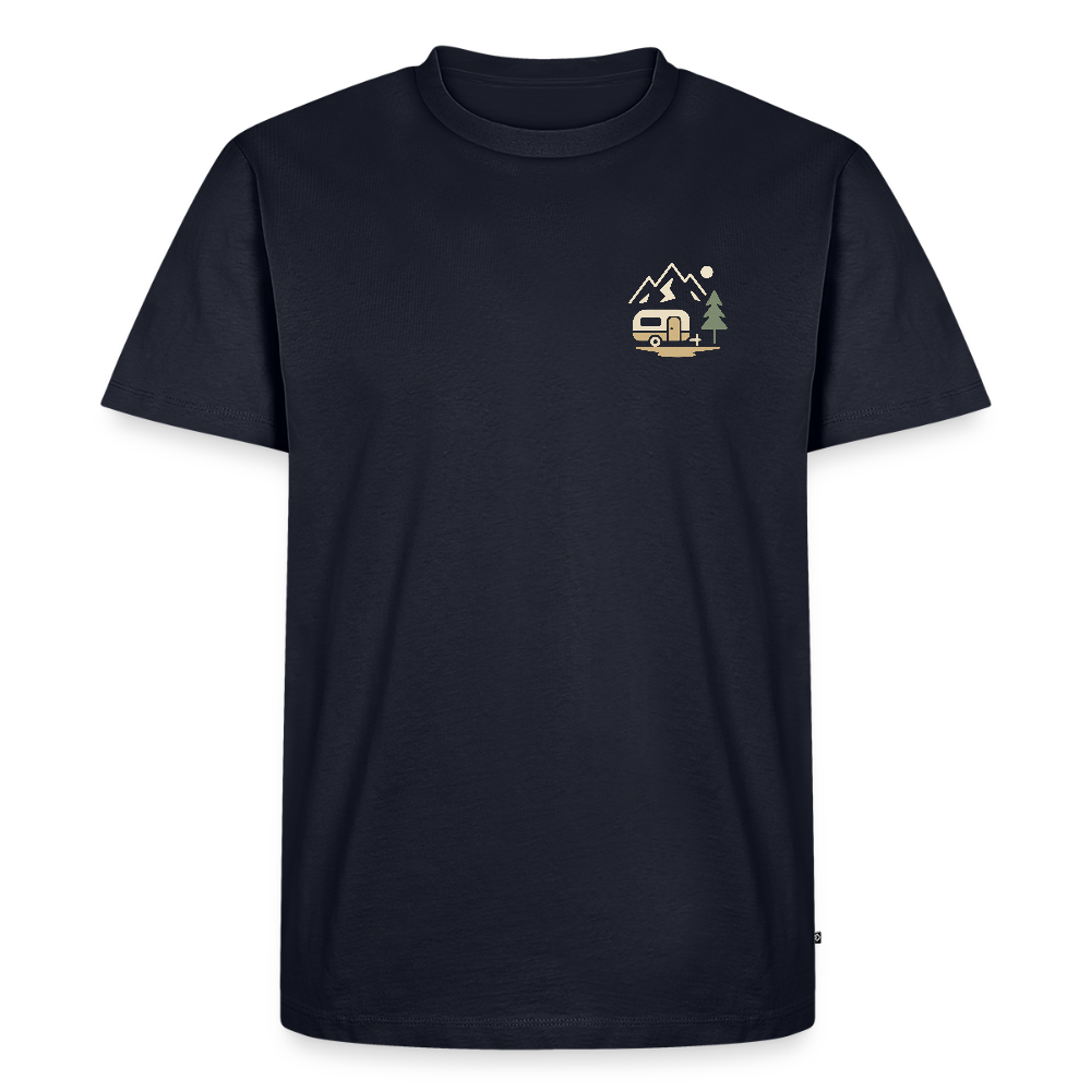 Wohnwagen - Bio Männer T-Shirt - Navy
