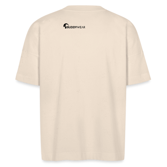 Just Breathe Unisex Oversize Bio-T-Shirt - Naturweiß