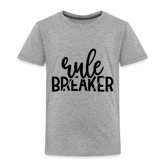 Rule Breaker - Kinder Bio T-Shirt - Grau meliert
