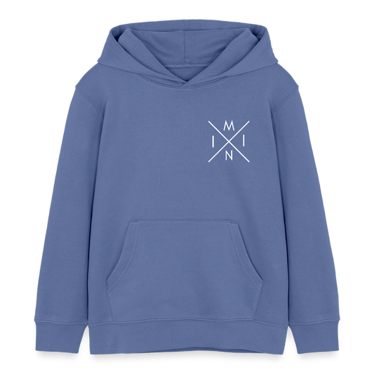 Mini - Bio Kinder Hoodie - Blau