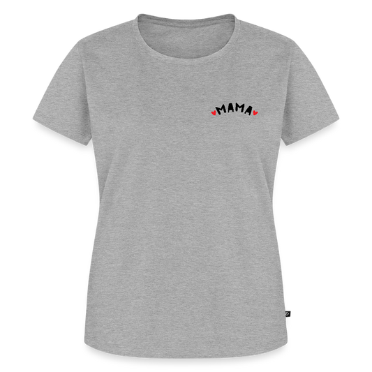 Mama - Frauen Bio T-Shirt - Grau meliert