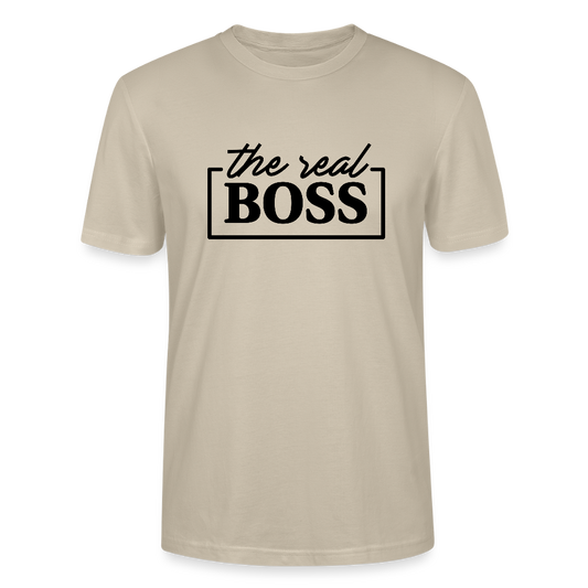 the real Boss - Bio Unisex T-Shirt - Beige