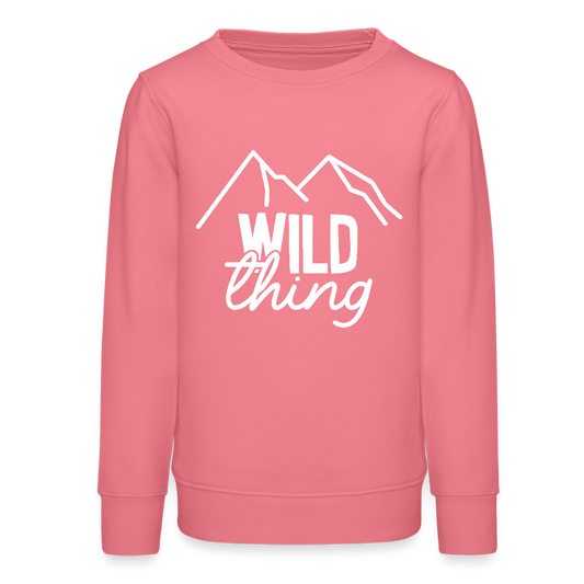 wild thing - Bio Kinder Sweatshirt - Pink
