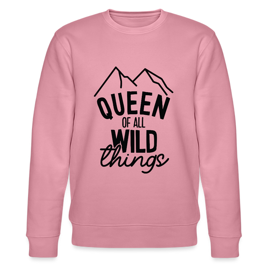 Queen of all wild things - Bio Unisex Sweatshirt CHANGER - Lila Traum