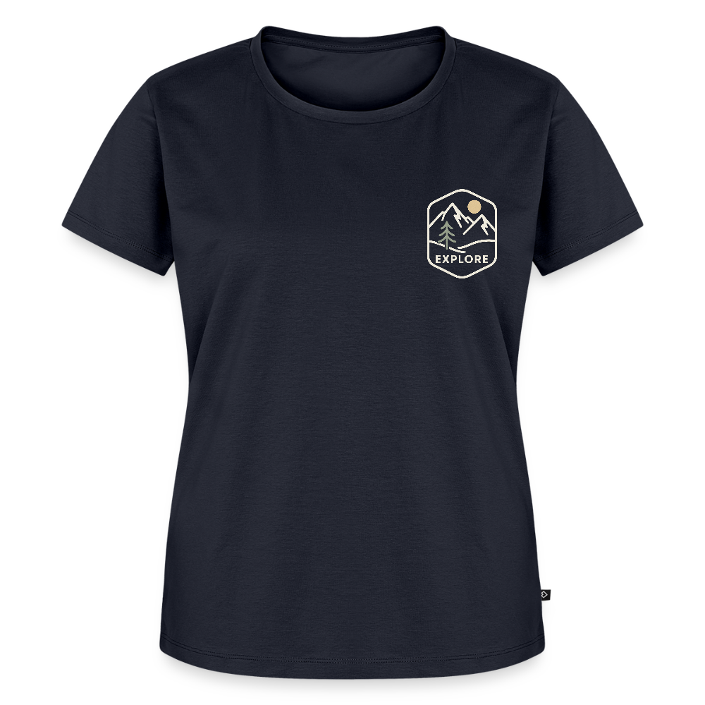Berge - Bio Frauen T-Shirt - Navy