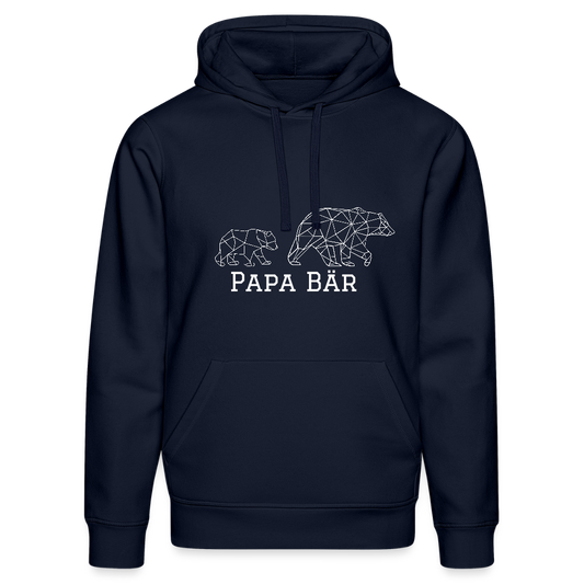 Papa Bär Unisex Bio-Hoodie - French Navy