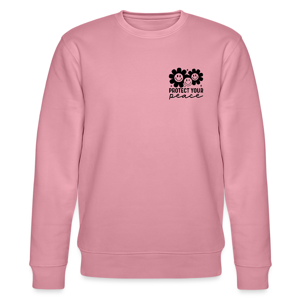 Protect your peace - Bio Unisex Sweatshirt - Lila Traum
