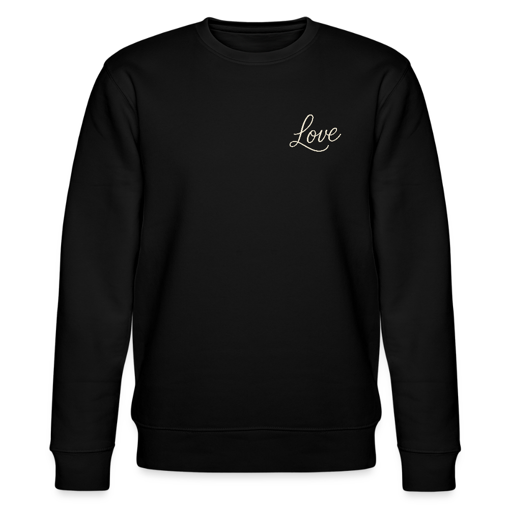 Love - Bio Unisex Sweatshirt - Schwarz