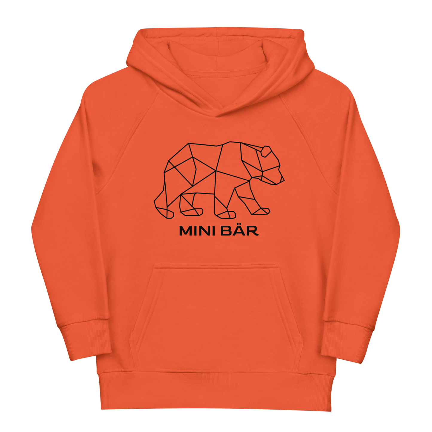 Mini Bär Öko-Kapuzenpullover