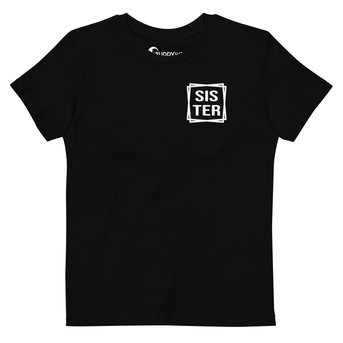 Rechteck Sister Bio-Baumwoll-T-Shirt für Kinder