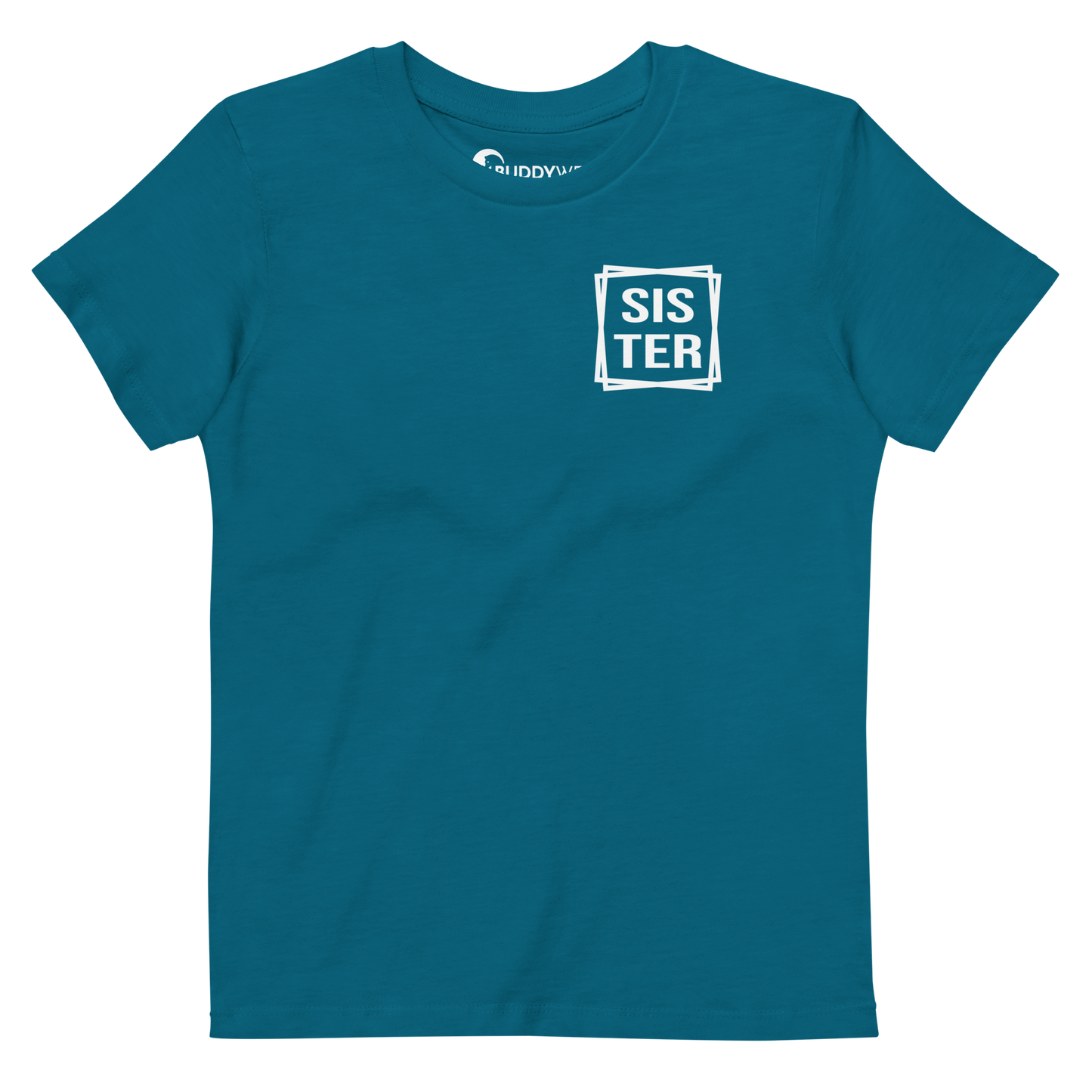 Rechteck Sister Bio-Baumwoll-T-Shirt für Kinder