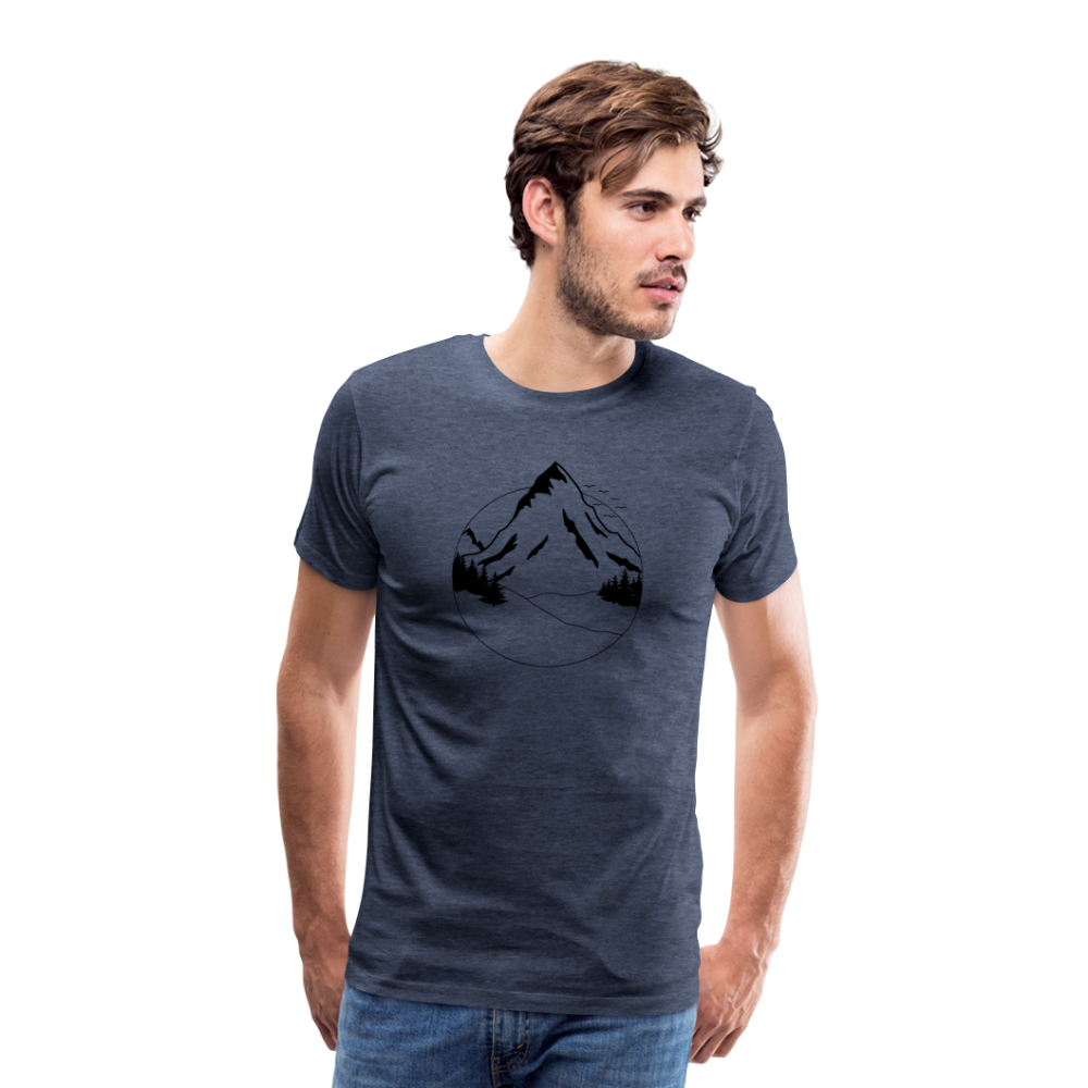 Mountain Adventure Shirt - Blau meliert