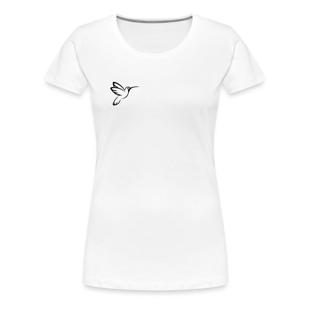 Frauen Kolibri T-Shirt - weiß