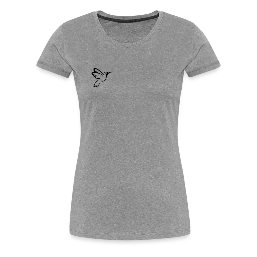 Frauen Kolibri T-Shirt - Grau meliert