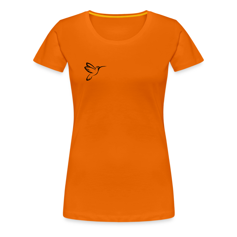 Frauen Kolibri T-Shirt - Orange