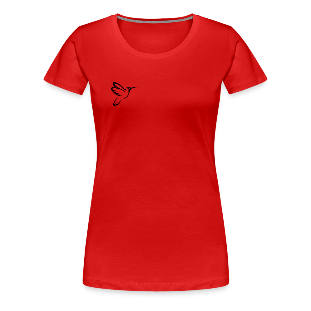 Frauen Kolibri T-Shirt - Rot
