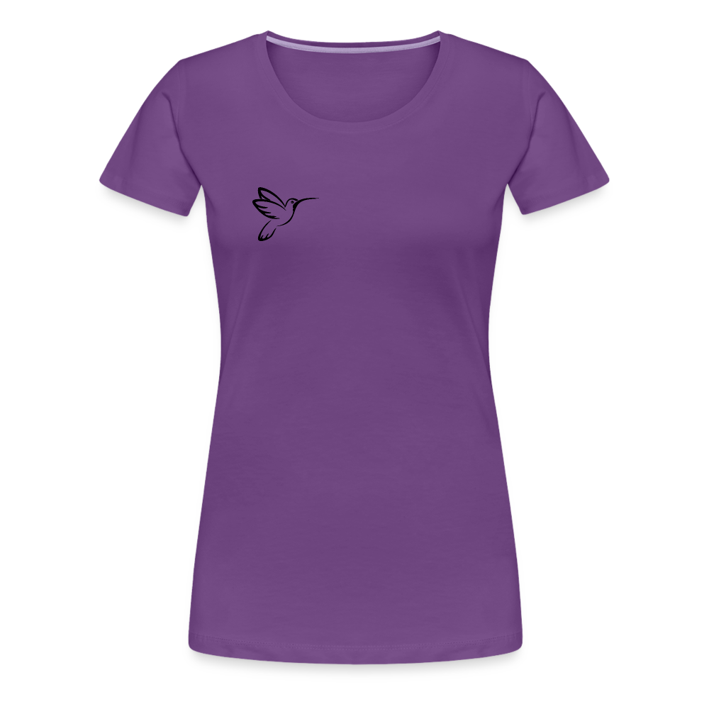 Frauen Kolibri T-Shirt - Lila