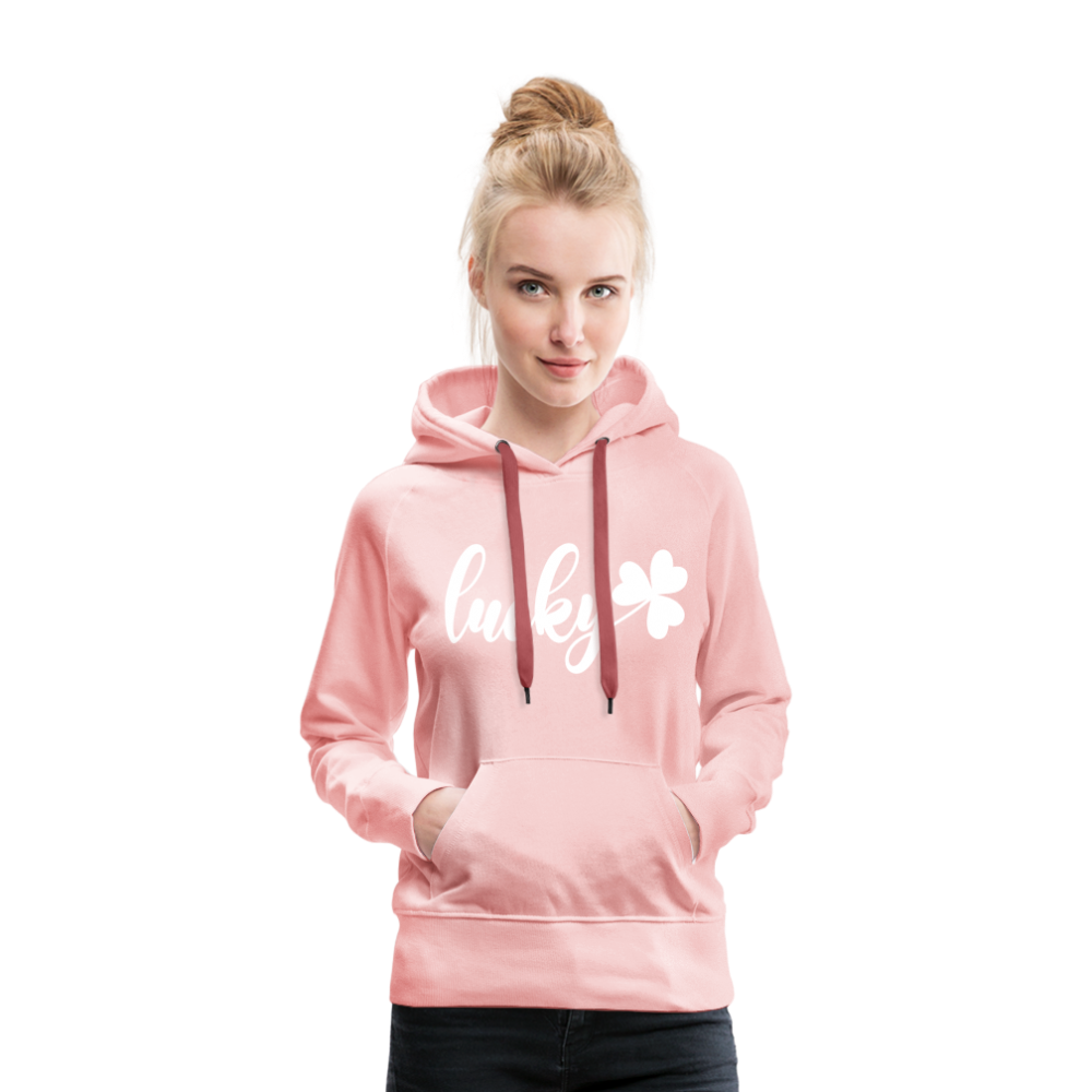 lucky Frauen Hoodie - Kristallrosa