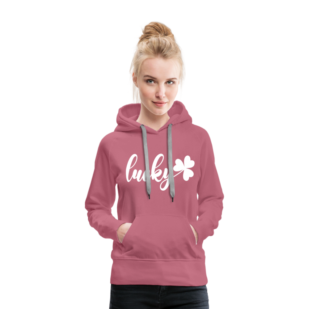 lucky Frauen Hoodie - Malve