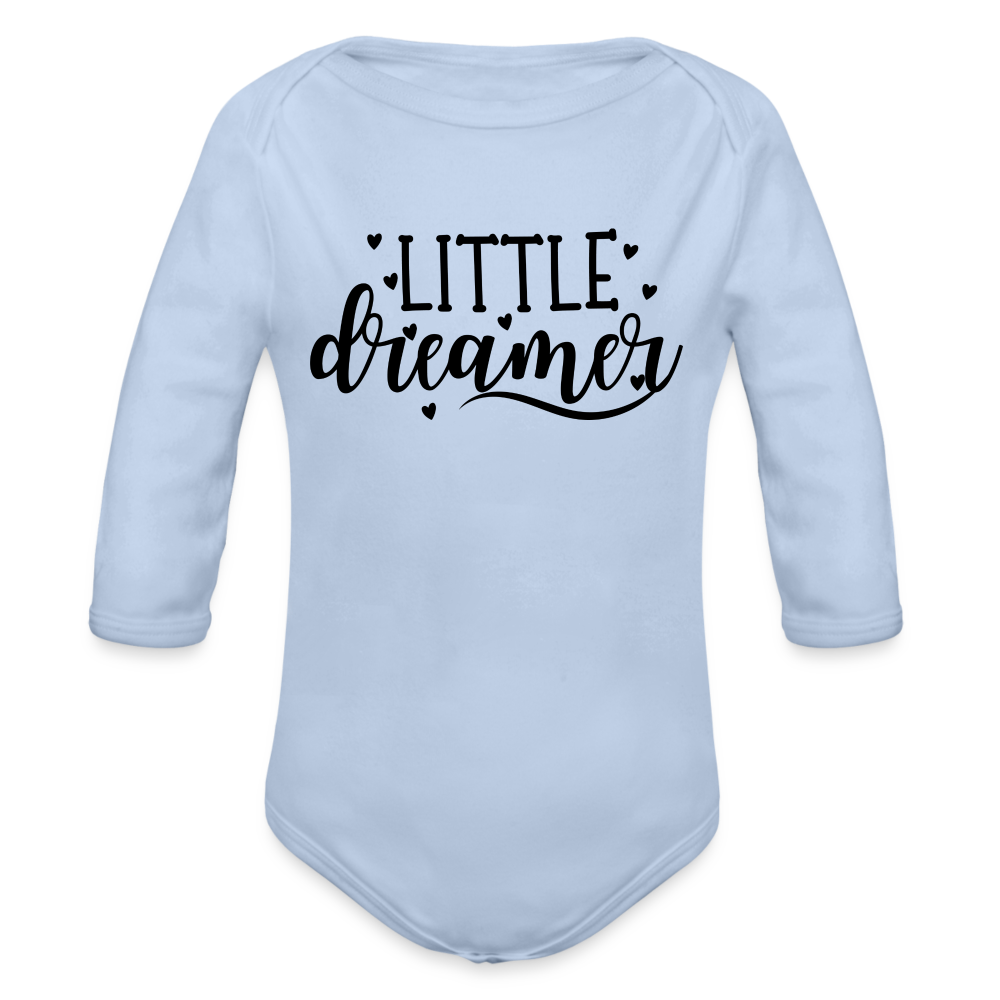 Little Dreamer Baby Bio-Langarm-Body - Sky