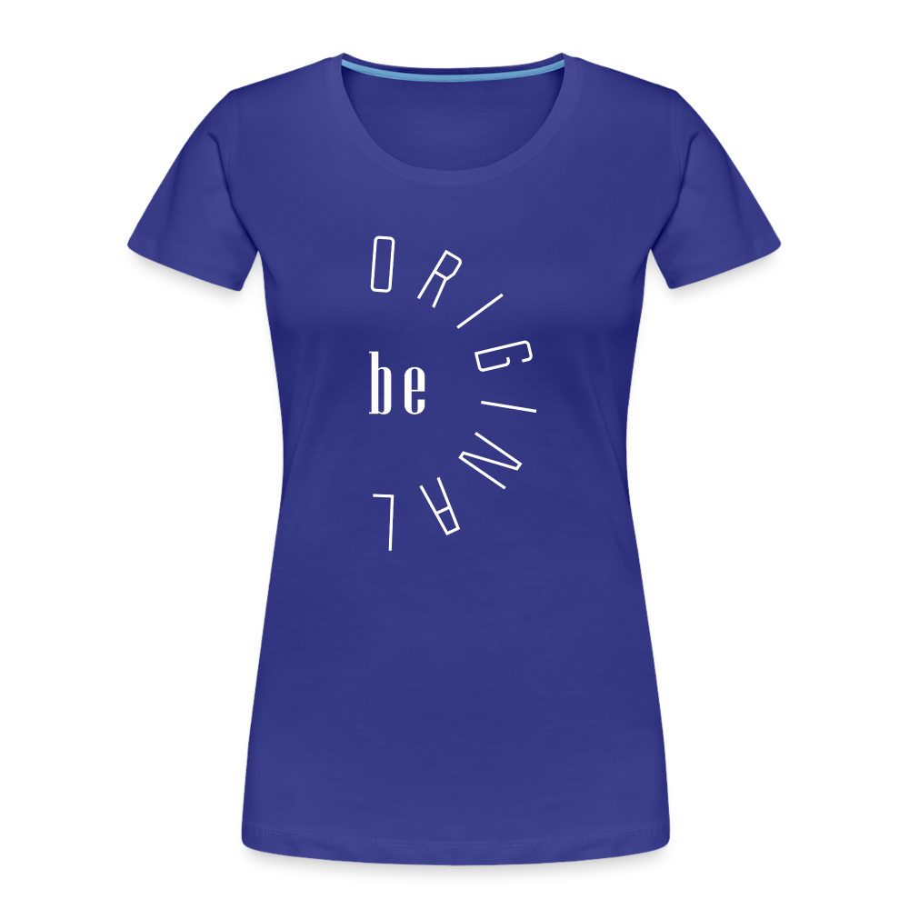 be ORIGINAL Frauen Bio T-Shirt - Königsblau