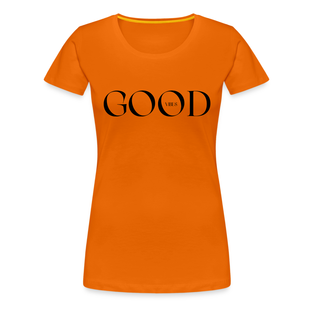 Good Vibes Frauen T-Shirt - Orange
