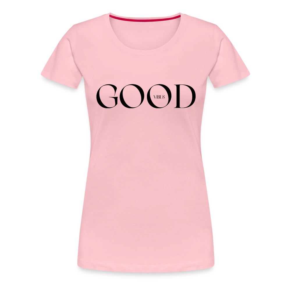 Good Vibes Frauen T-Shirt - Hellrosa