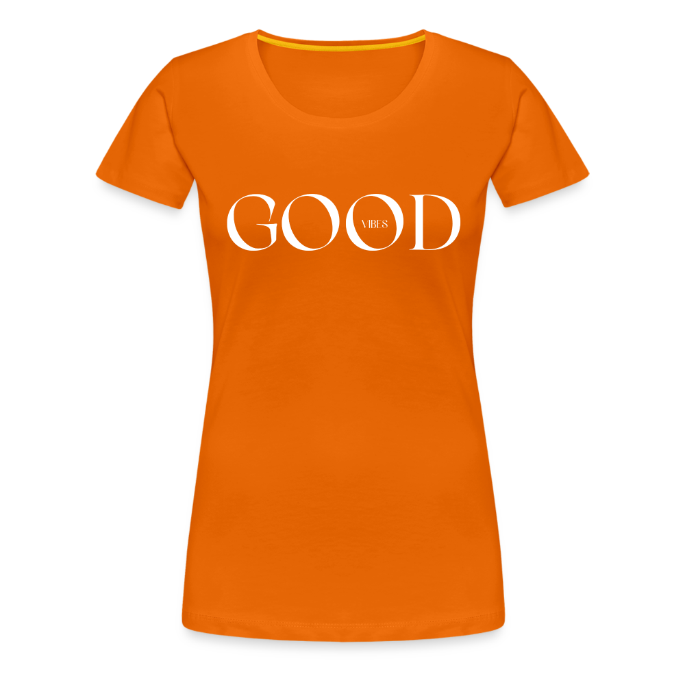 Good Vibes Frauen T-Shirt - Orange