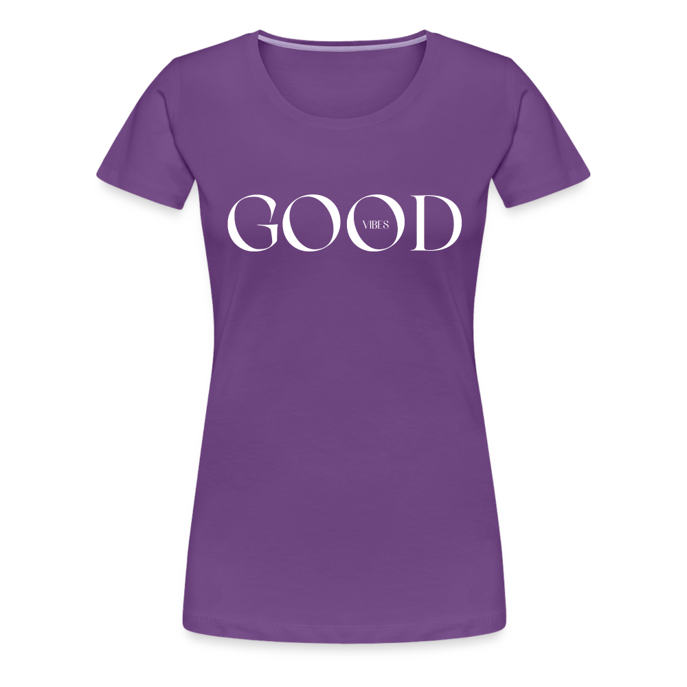 Good Vibes Frauen T-Shirt - Lila