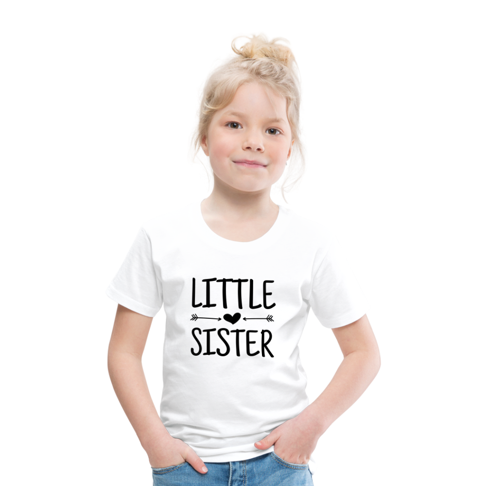 Little Sister Kinder T-Shirt - weiß